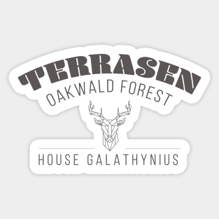 Throne of Glass - Terrasen Sticker